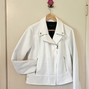 Tommy Hilfiger Women's Jacquard Moto Jacket